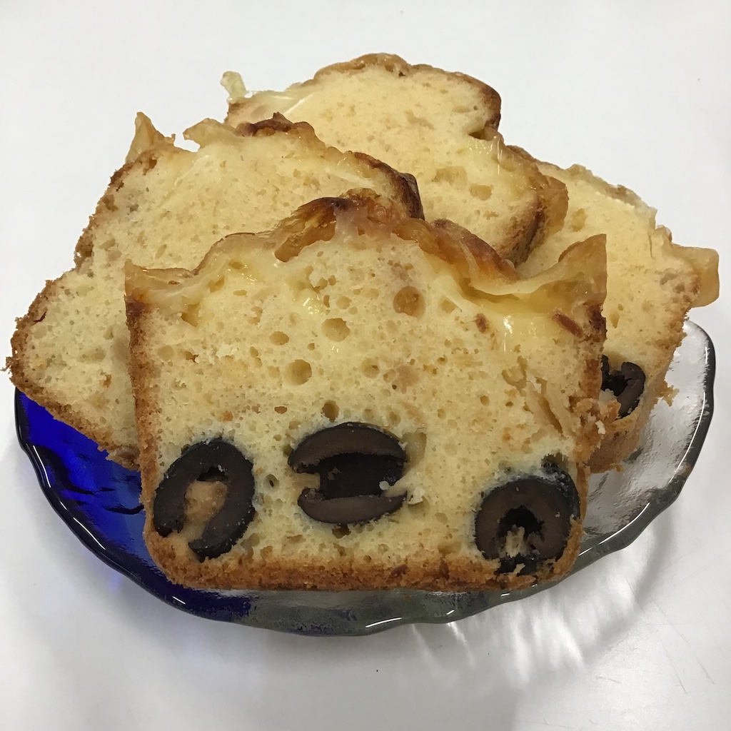 断面はオリーブの主張が強い